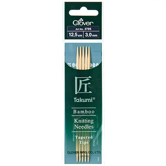 Takumi Bamboo Double Point 3.00mm 12.5cm