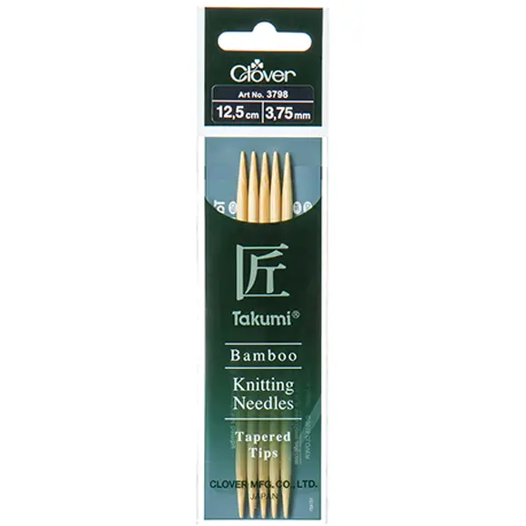 Takumi Bamboo Double Point 3.75mm 12.5cm