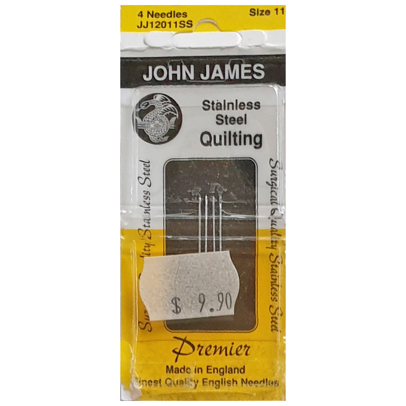 Quilting Needles Size 11 Stainless Steel JJ12011SS