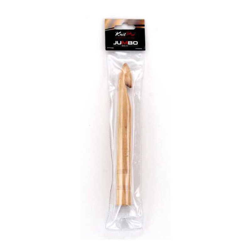 Jumbo Basix Birch Crochet Hook 15mm