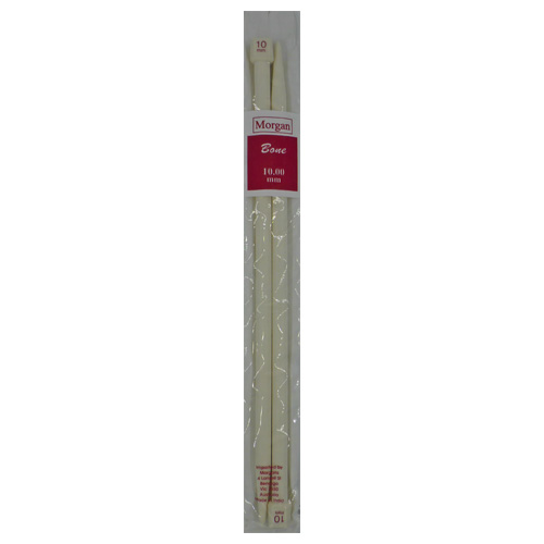 Knitting Needles - Bone Pairs 10.00mm