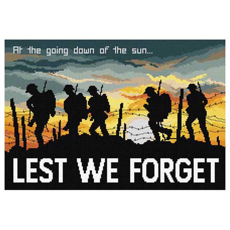 Soldiers at Sunset FJ-1088