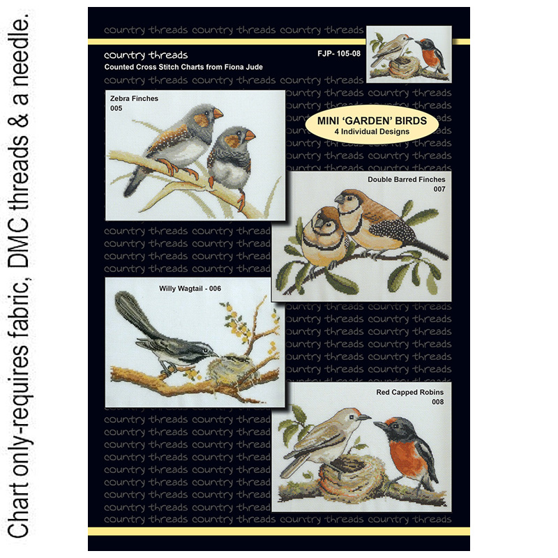 Mini Garden Birds FJP-005-08