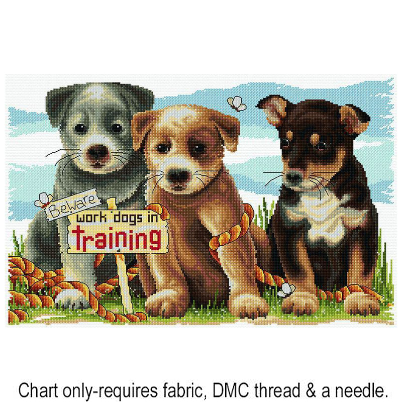 Work Dogs in Training FJP-1080