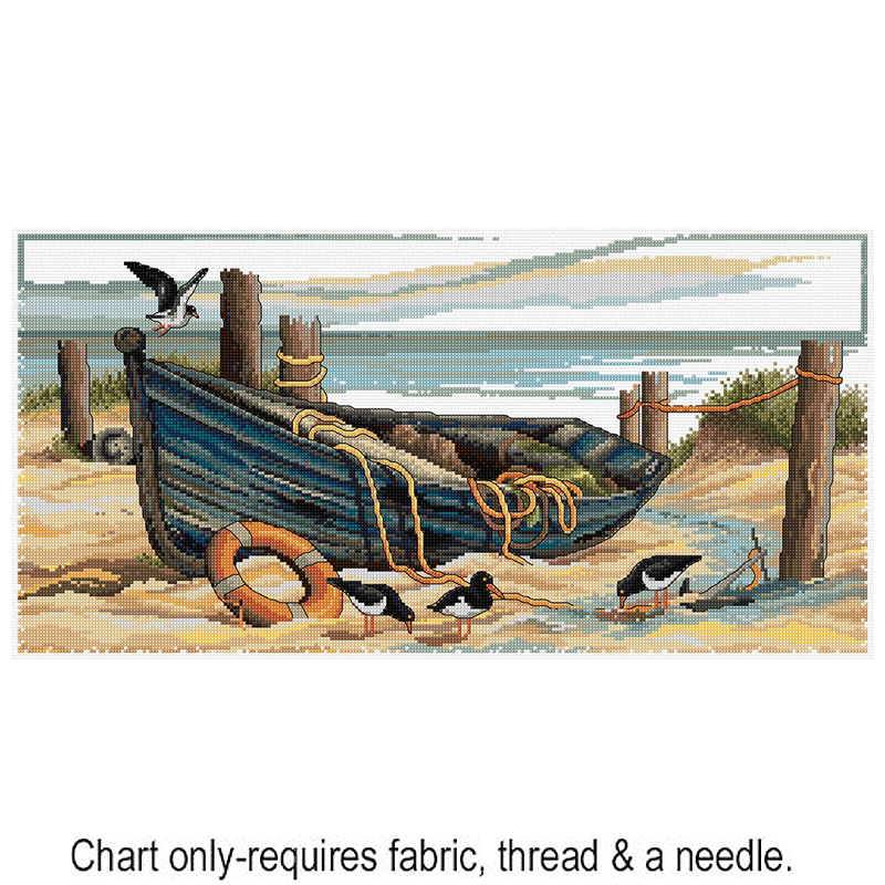 Old Wooden Boat FJP-1100