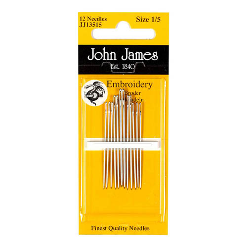 Embroidery Needles Size 1/5 JJ13515
