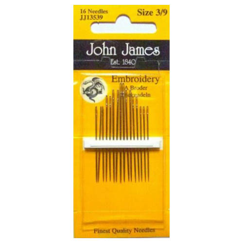 Embroidery Needles Size 3/9 JJ13539