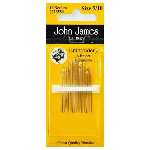 Embroidery Needles Size 5/10 JJ13550