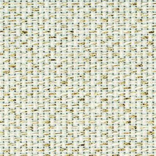 14ct Aida Lurex Antique White and Gold 3706.110.118