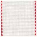 16ct Aida Banding Ecru with Red Trim 8cm 7008.39