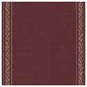 28ct Linen Banding with Gold Trim Burgundy 20cm