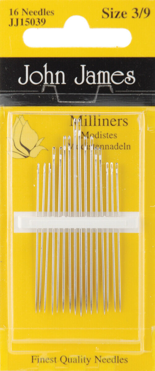Milliners Straw Needles Size 3/9 JJ15039