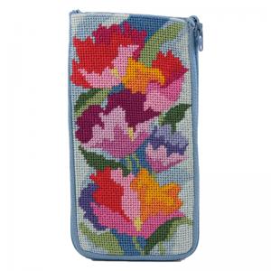 Watercolor Poppies Eyeglass Case SZ438