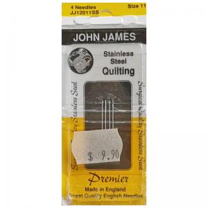 Quilting Needles Size 11 Stainless Steel JJ12011SS