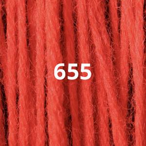 Appletons Crewel Wool Skein 655 Hot Neon