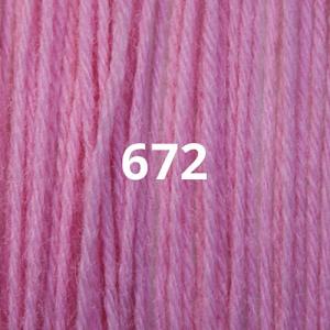 Appletons Crewel Wool Skein 672 Bubble Gum Pink