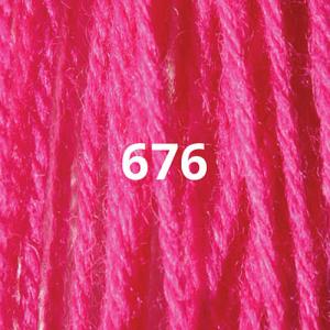 Appletons Crewel Wool Skein 676 Bubble Gum Pink