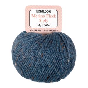 Merino Fleck - 6555 Denim