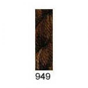 Daisies 1 ply Wool 949 Hazelnut - ultra dark