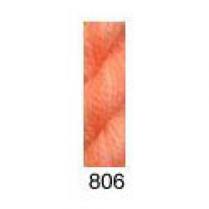 Daisies 1 ply Wool 806 Burnt Orange - medium dark