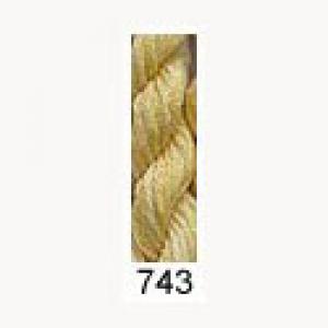Stars Stranded Silk 743 Daffodil - light