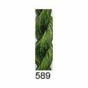 Stars Stranded Silk 589 Apple Green - ultra dark