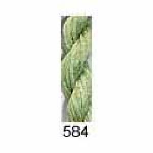 Stars Stranded Silk 584 Apple Green - medium light