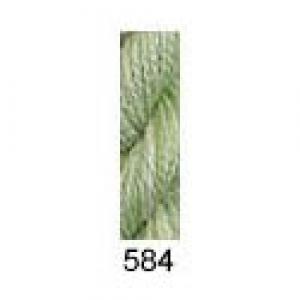 Daisies 1 ply Wool 584 Apple Green - medium light