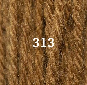 Appletons Crewel Wool Skein 313 Brown Olive