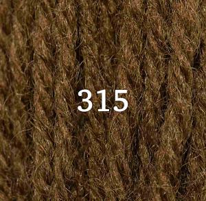 Appletons Crewel Wool Skein 315 Brown Olive