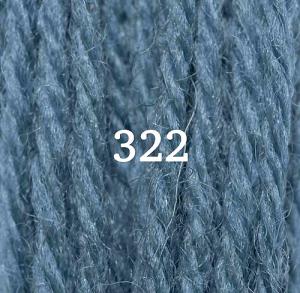 Appletons Crewel Wool Skein 322 Dull Marine Blue