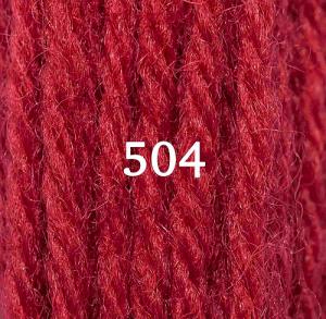 Appletons Crewel Wool Skein 504 Scarlet