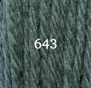 Appletons Crewel Wool Skein 643 Peacock Blue