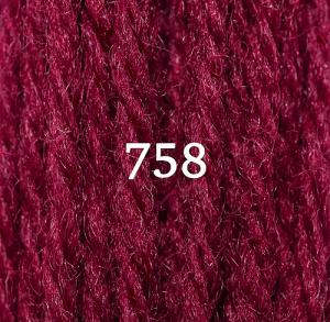 Appletons Crewel Wool Skein 758 Rose Pink
