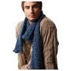 Jo Sharp P047 Diamond Cable Sweater & Cable Scarf
