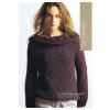 Jo Sharp P316 Yoke Sweater with Cowl
