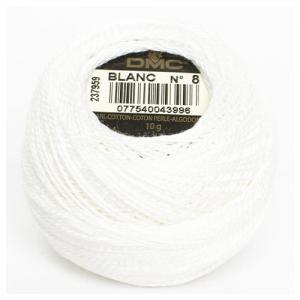 DMC Perle 12 Ball Blanc