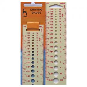 Knitting Needle Gauge