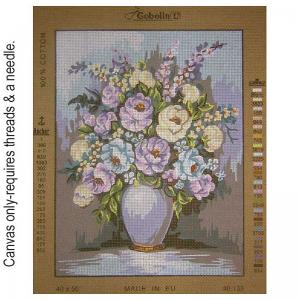 GobelinL 40.133 Blue and Purple Flowers