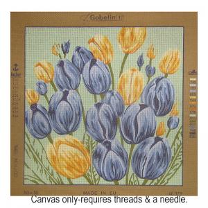 GobelinL 46.379 Blue and Yellow Tulips