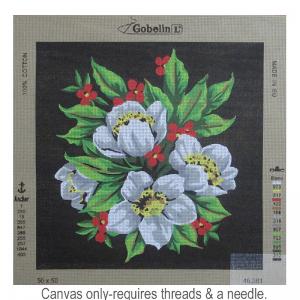 GobelinL 46.381 White and Red Wildflowers
