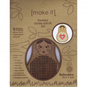 Timber Cross Stitch Kit Babushka 585171