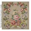 Rose Wreath Armchair Back J53510/L DT