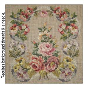 Rose Wreath Armchair Back J53510/L DT