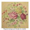 Roses and Rosehips in Deep Pink 70063 DT