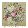 White, Mauve and Pink Flowers N 938/1 RDT
