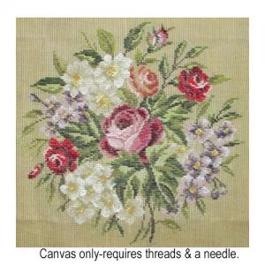 White, Mauve and Pink Flowers N 938/1 RDT