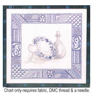 Blue China Plate 84209