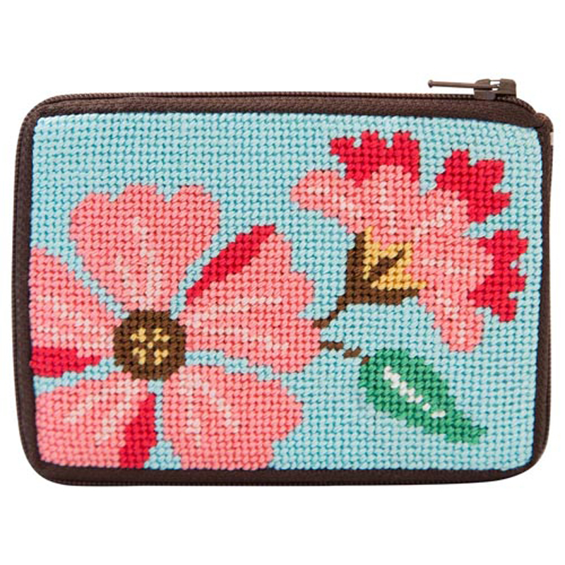 Pink Flowers Credit Card & Coin Purse SZ225