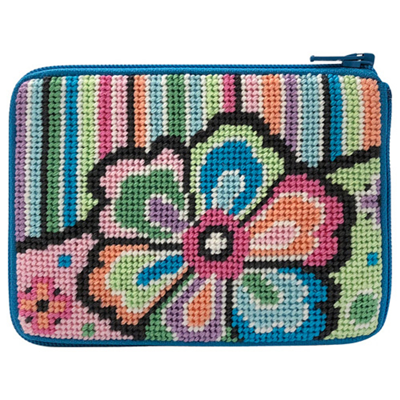 Pastel Floral Paisley Credit Card & Coin Purse SZ233